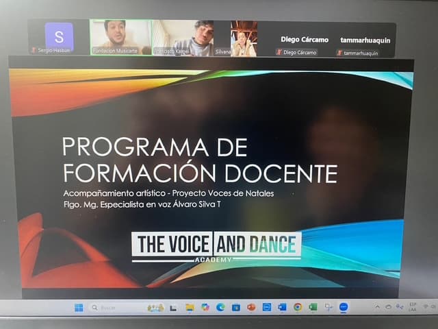 Ensayo musical en estudio Santiago