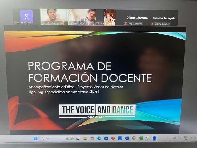 Ensayo musical Santiago