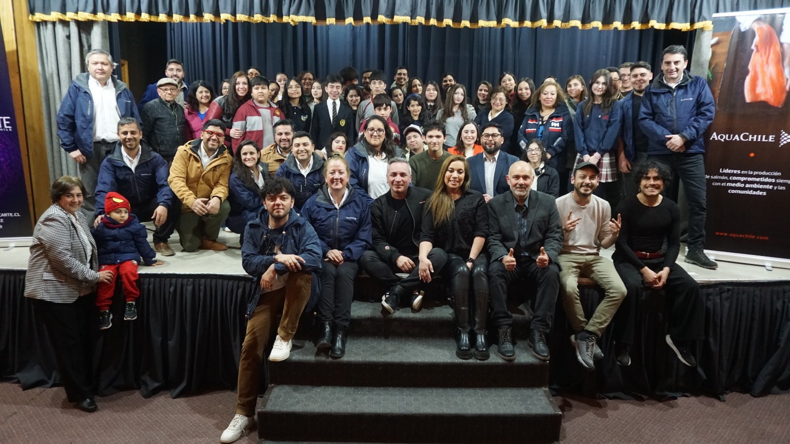 Comunidad Musicarte junto a AquaChile en el cierre del programa Voces